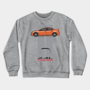 Stripes Orange Crewneck Sweatshirt